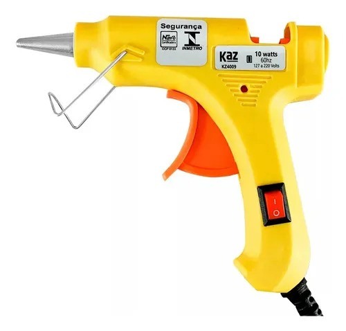 PISTOLA COLA QUENTE FINA KAZ COLOR
